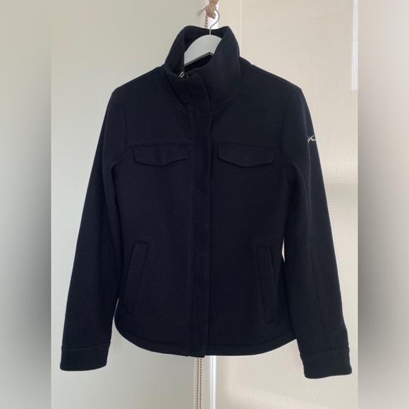 NWOT KJUS Women's Raylyn Warm Shirt Black Wool Size Medium - Picture 2 of 13